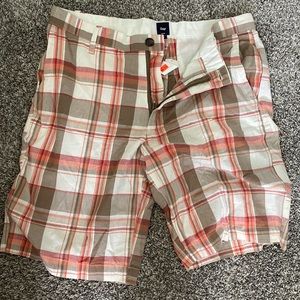Mens plaid shorts